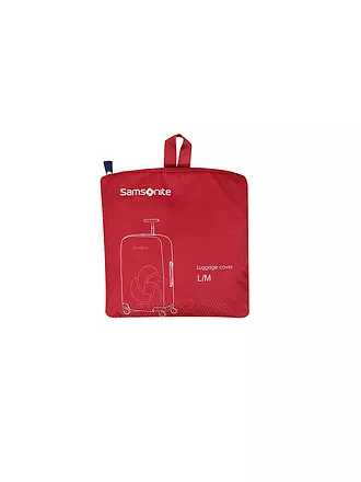SAMSONITE | Copertura per valigia M/L rossa |
